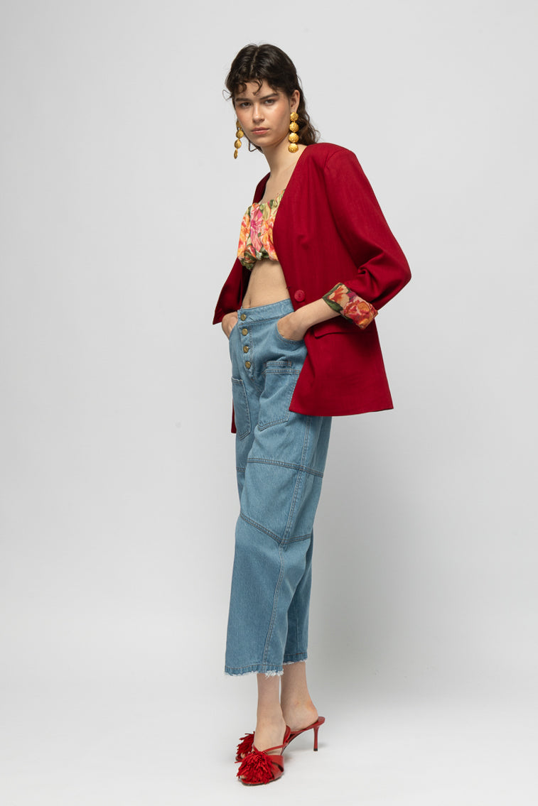 MALLORY CUBA LIBRE CHERRY BLAZER