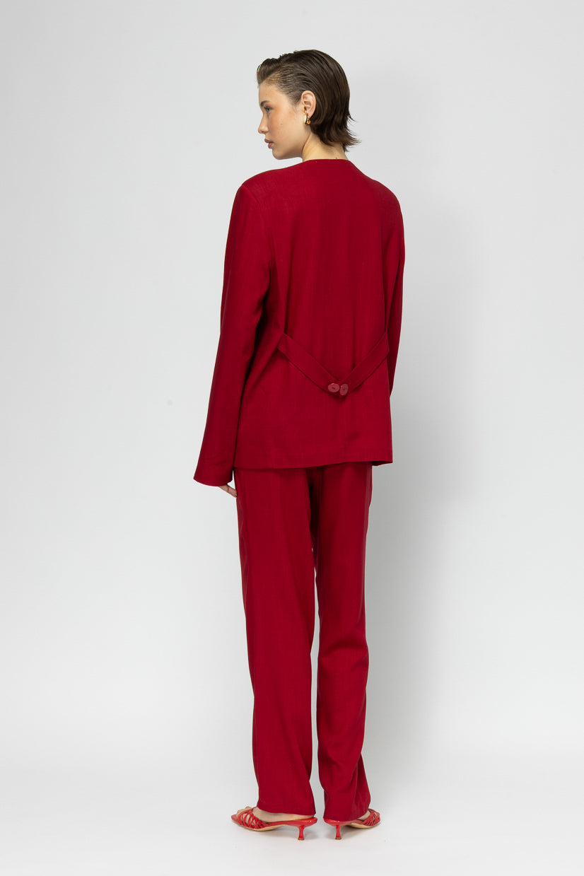 MALLORY CUBA LIBRE CHERRY BLAZER