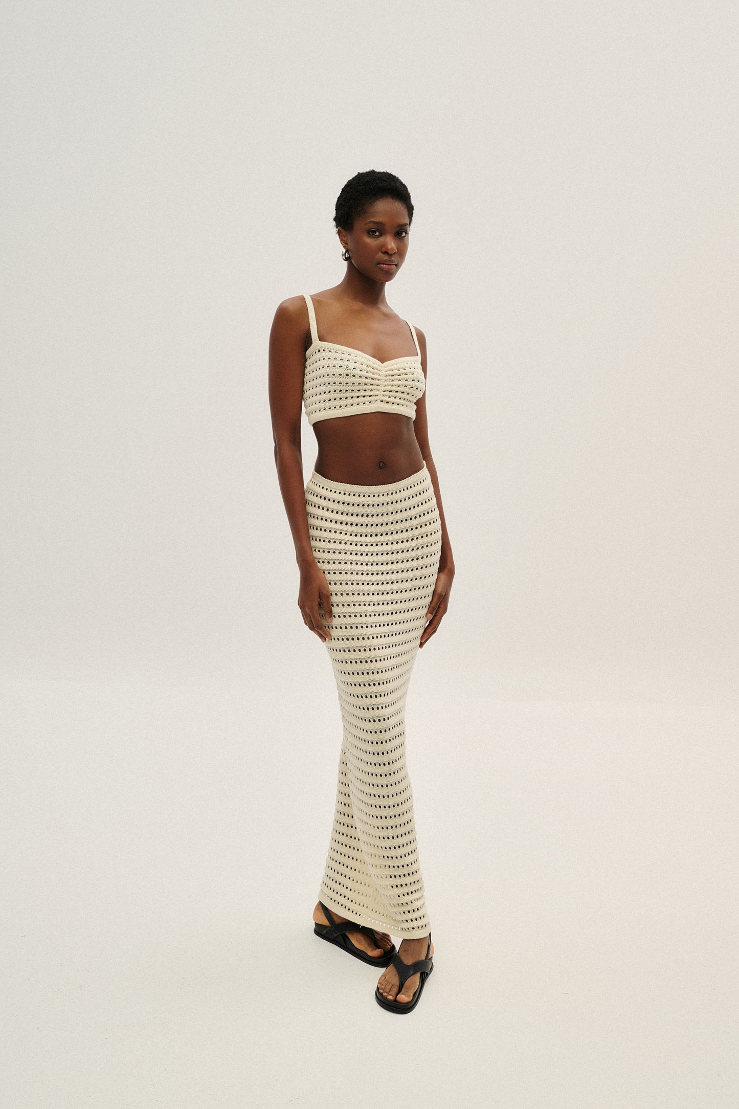 COMBOS MAXI SKIRT ECRU