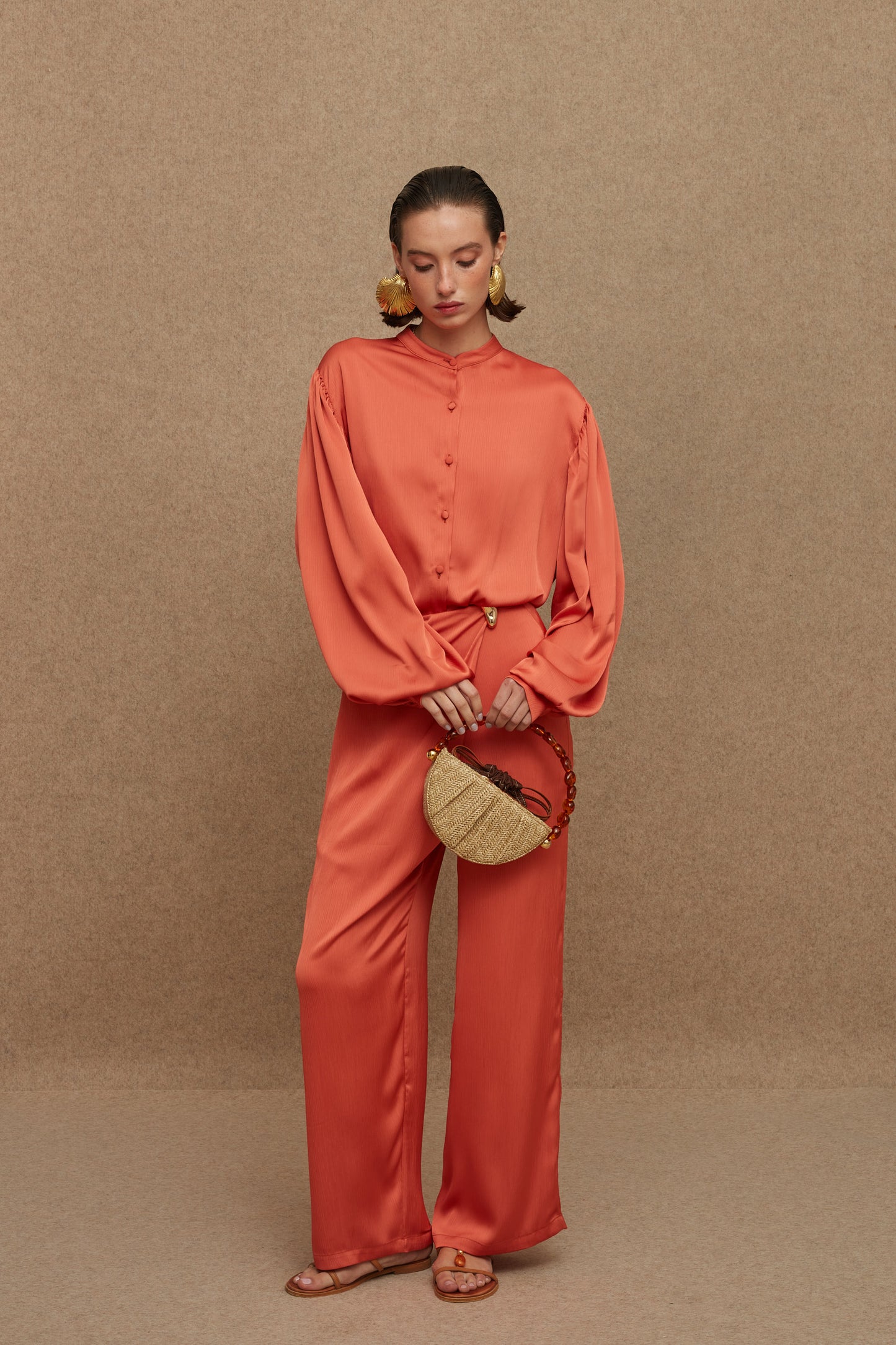 LA CHAINE THE PEARL SHIRT WATERMELON