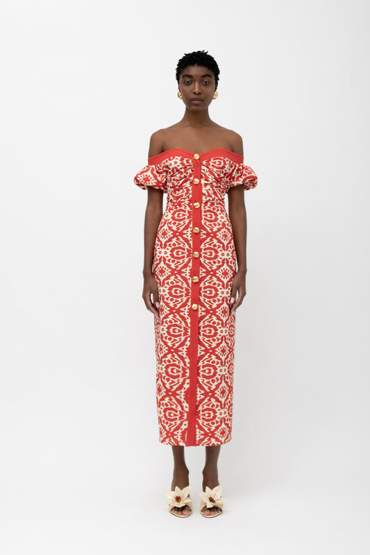MALLORY MASAI FLAME DRESS