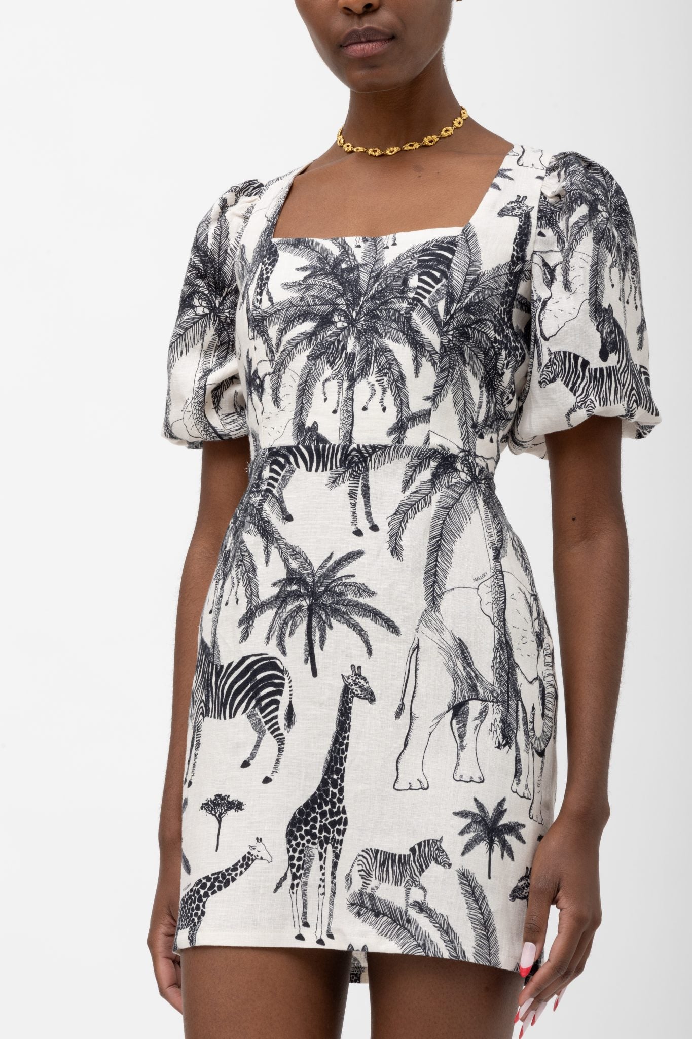 MALLORY MIRAGE B&W DRESS