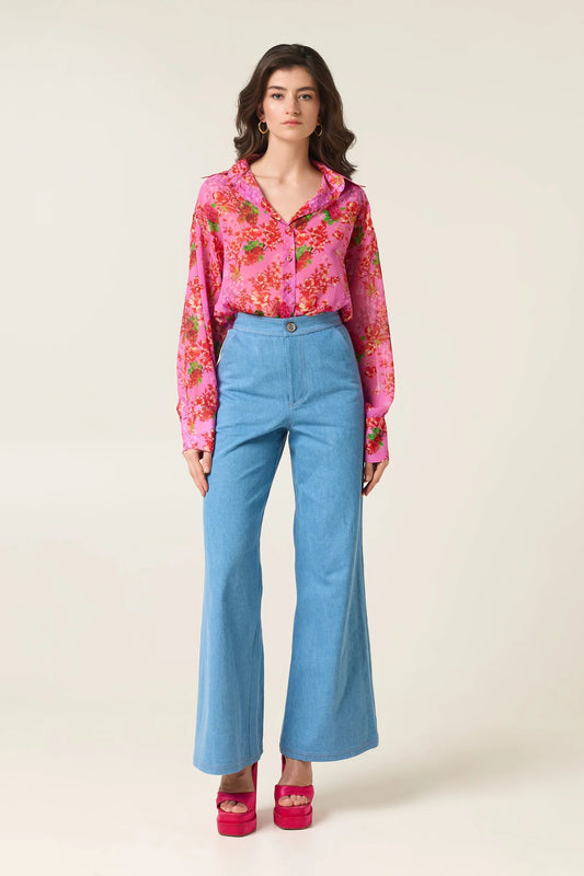 EVELEYA CAMELIA OVERSIZED SHIRT