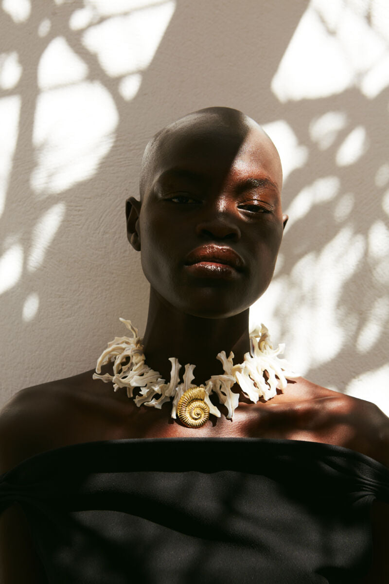 CORALLIUM NECKLACE WHITE DESPERATE JEWELLERY