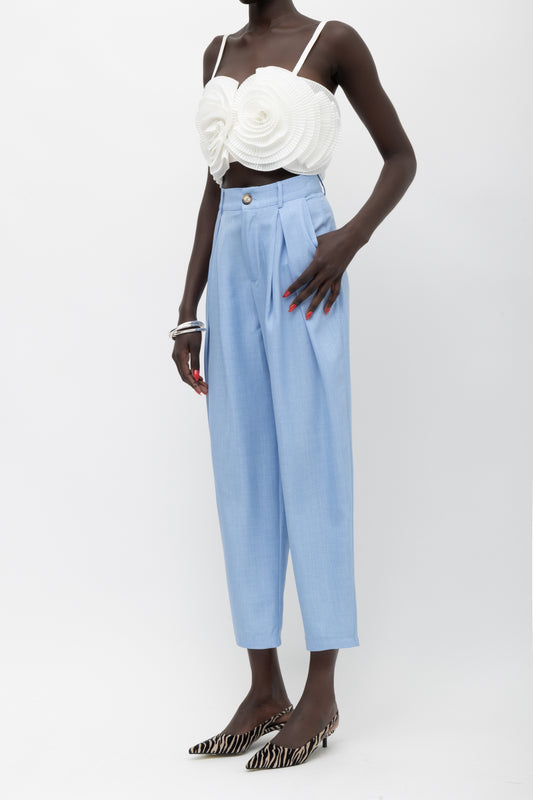 MALLORY NULU LIGHT BLUE PANTS