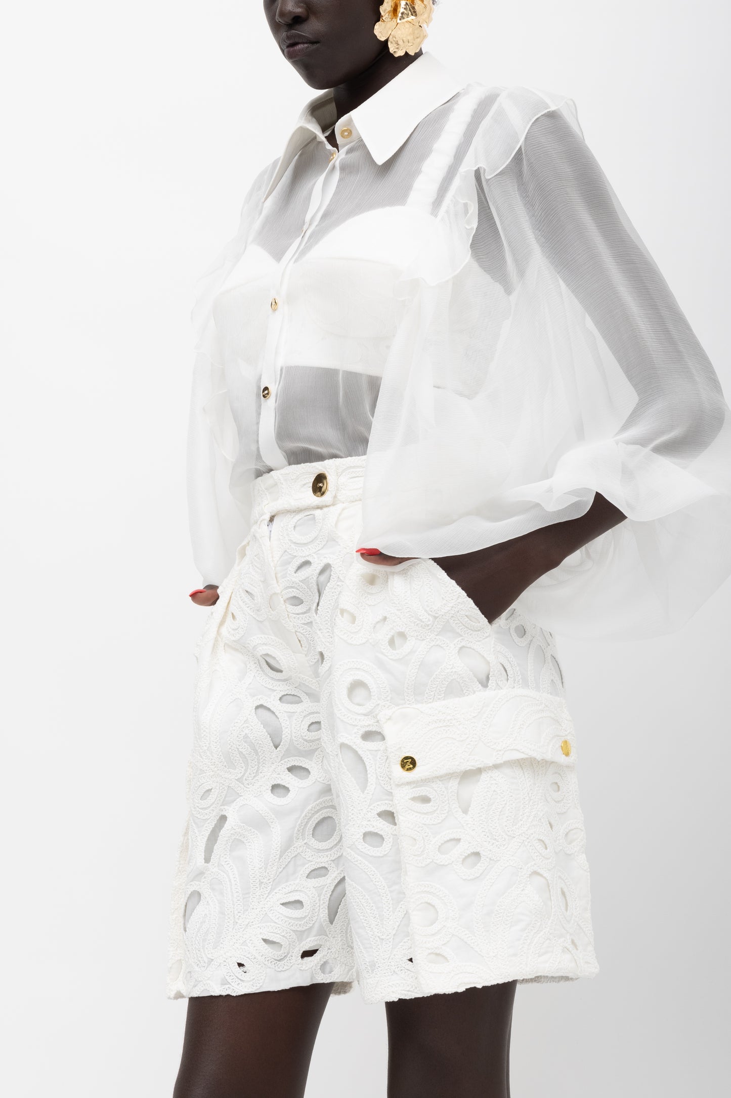 MALLORY ELECTRA SILK SHIRT WHITE