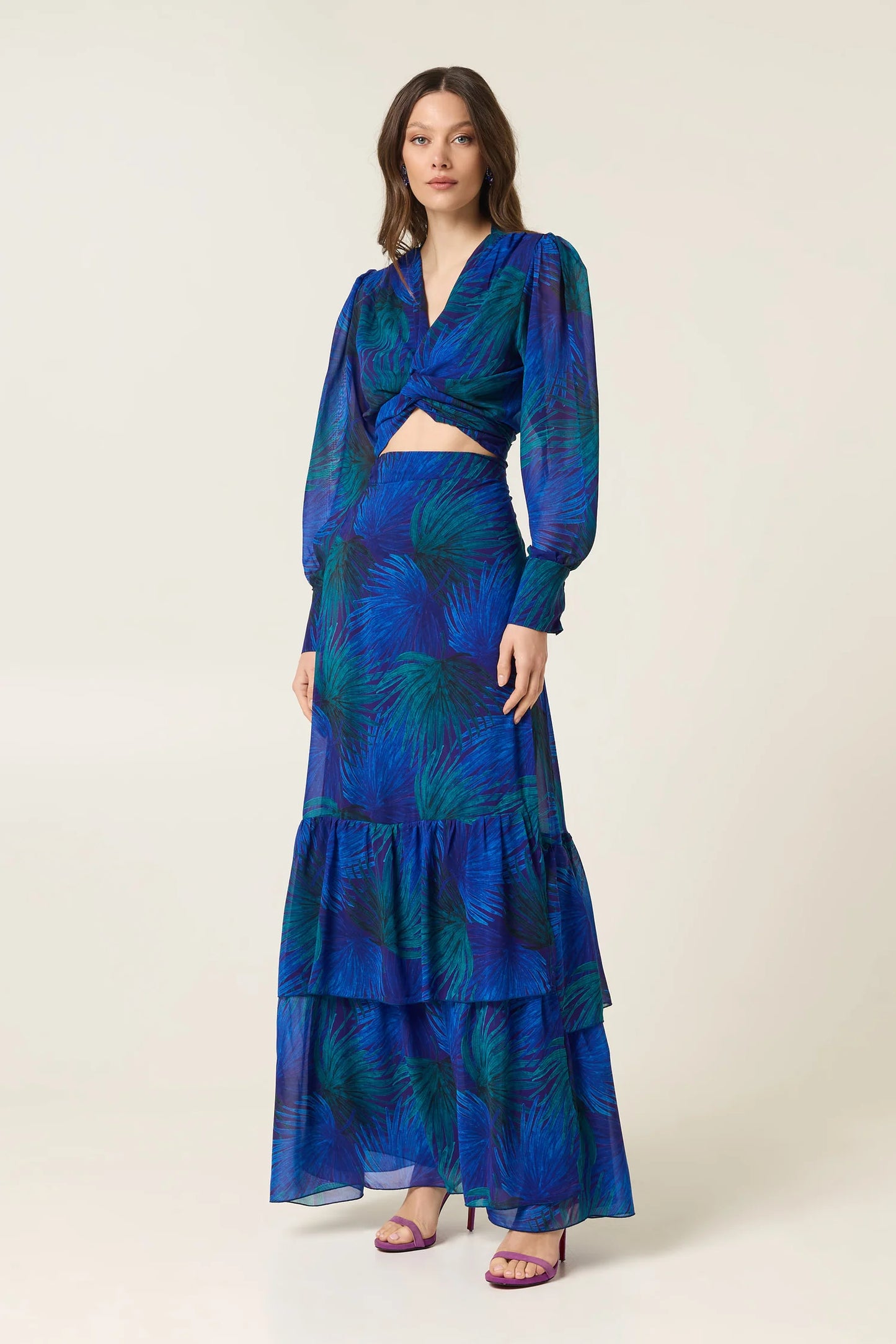 EVELEYA PALMERA MAXI POLYMORPHIC WRAP SKIRT