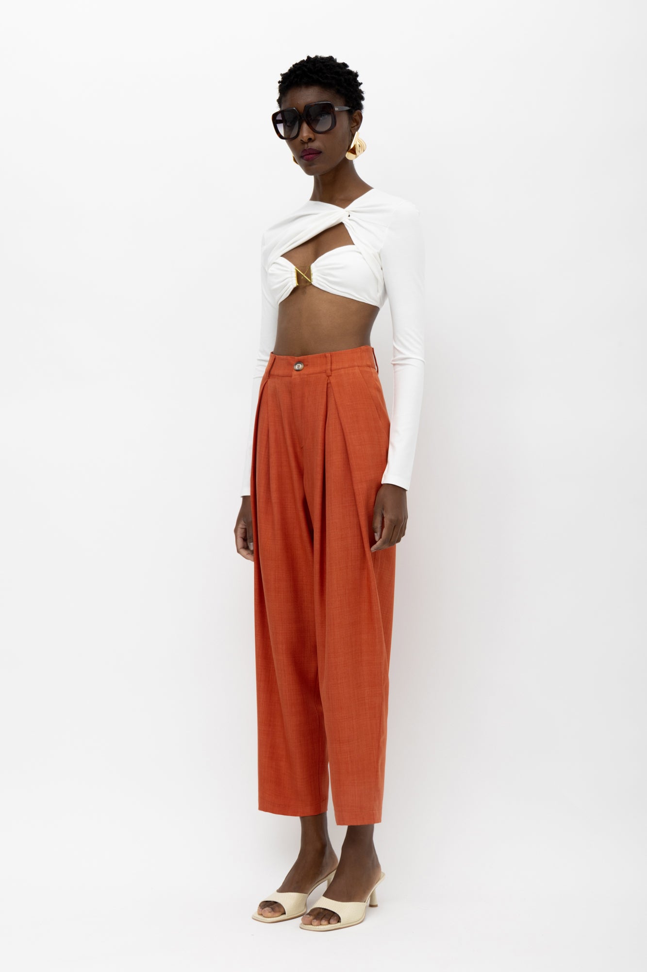 MALLORY NULU ORANGE PANTS