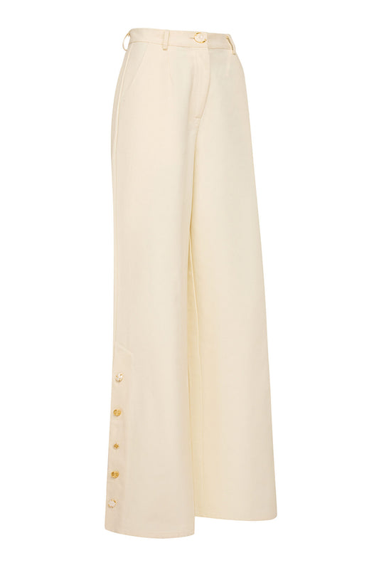 LA CHAINE FLEVA PANT ECRU