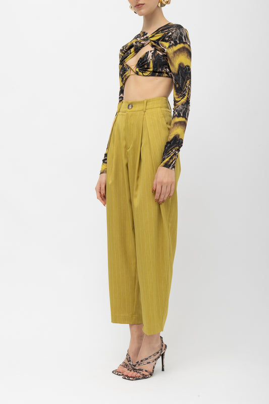 MALLORY NULU LIME PANTS