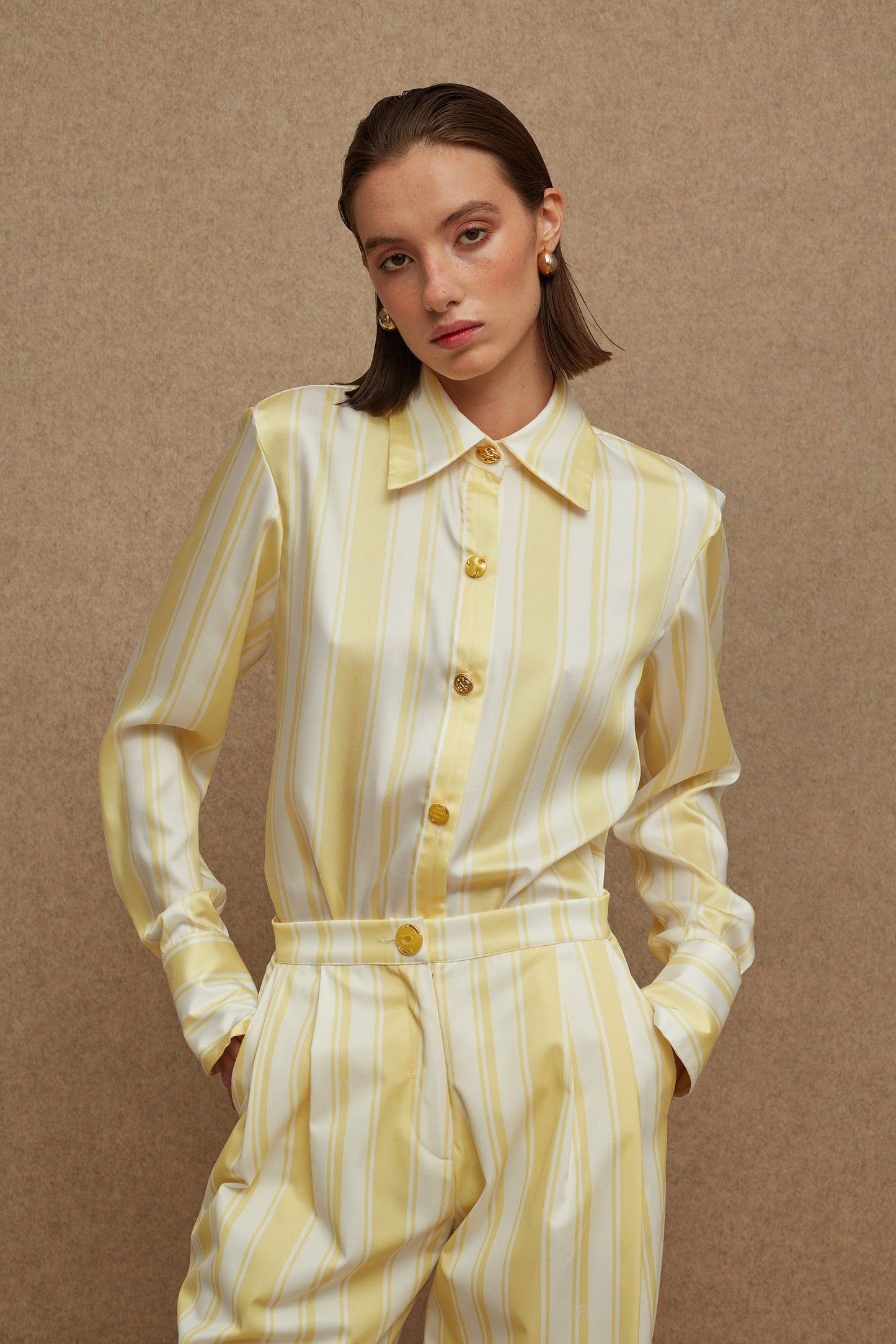 LA CHAINE KARMA SHIRT YELLOW