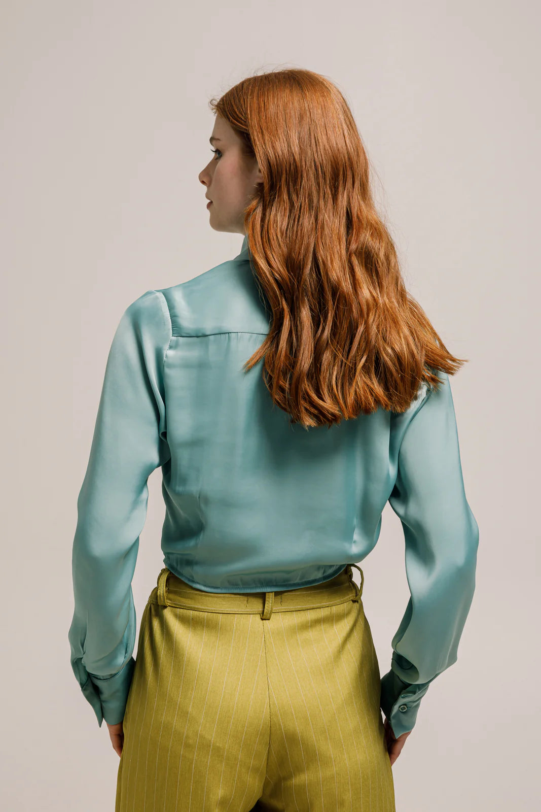 THE JERKINS UBA SHIRT AQUA GREEN