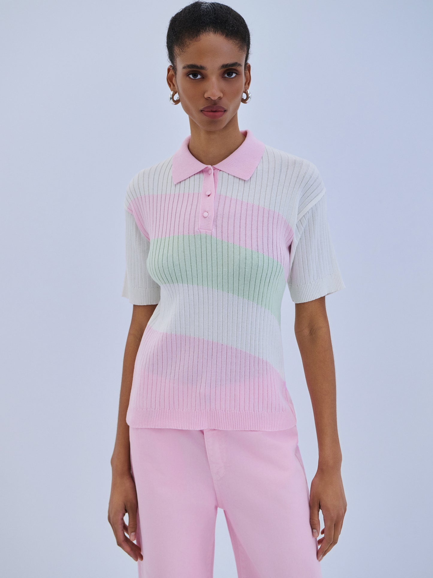 COMBOS BLOUSE POLO TRICOLOR