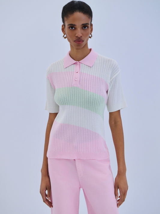 COMBOS BLOUSE POLO TRICOLOR