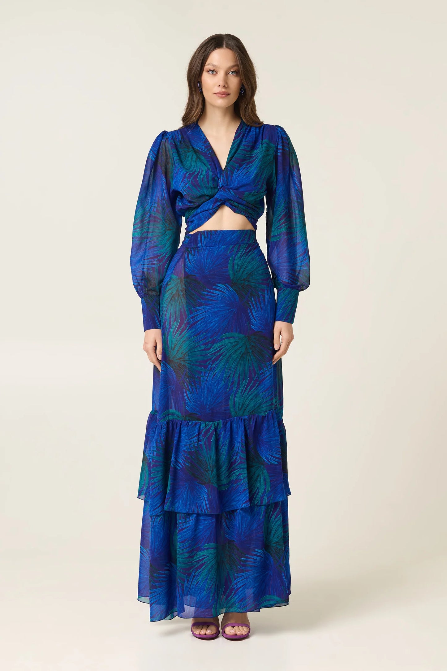 EVELEYA PALMERA MAXI POLYMORPHIC WRAP SKIRT