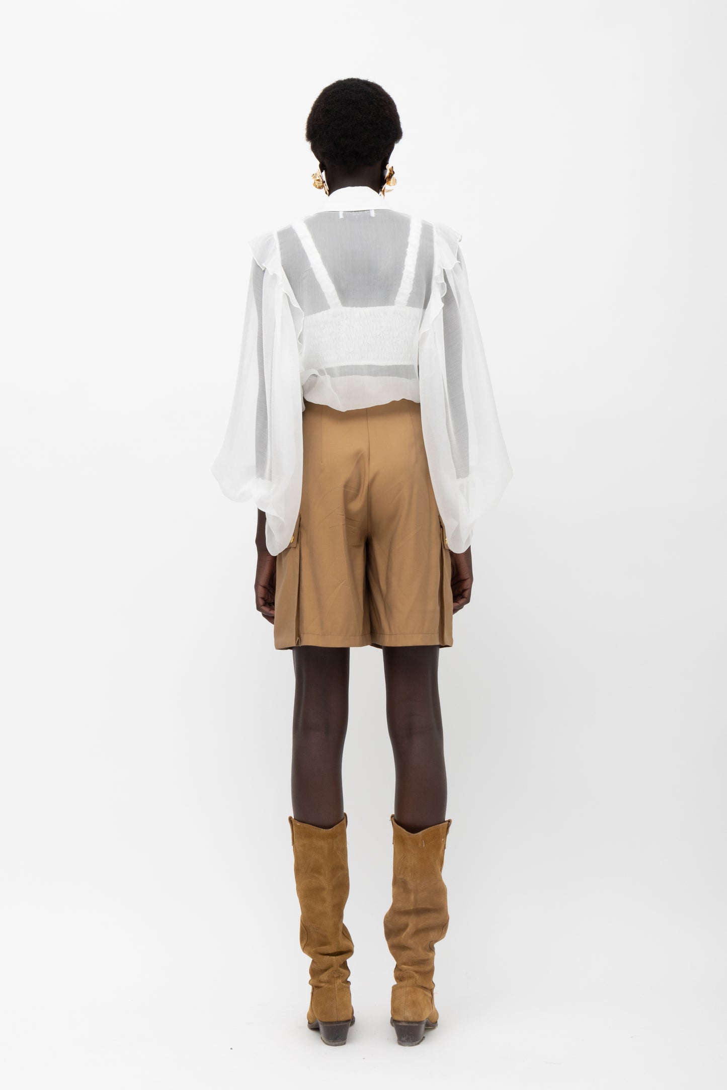 MALLORY ELECTRA SILK SHIRT WHITE