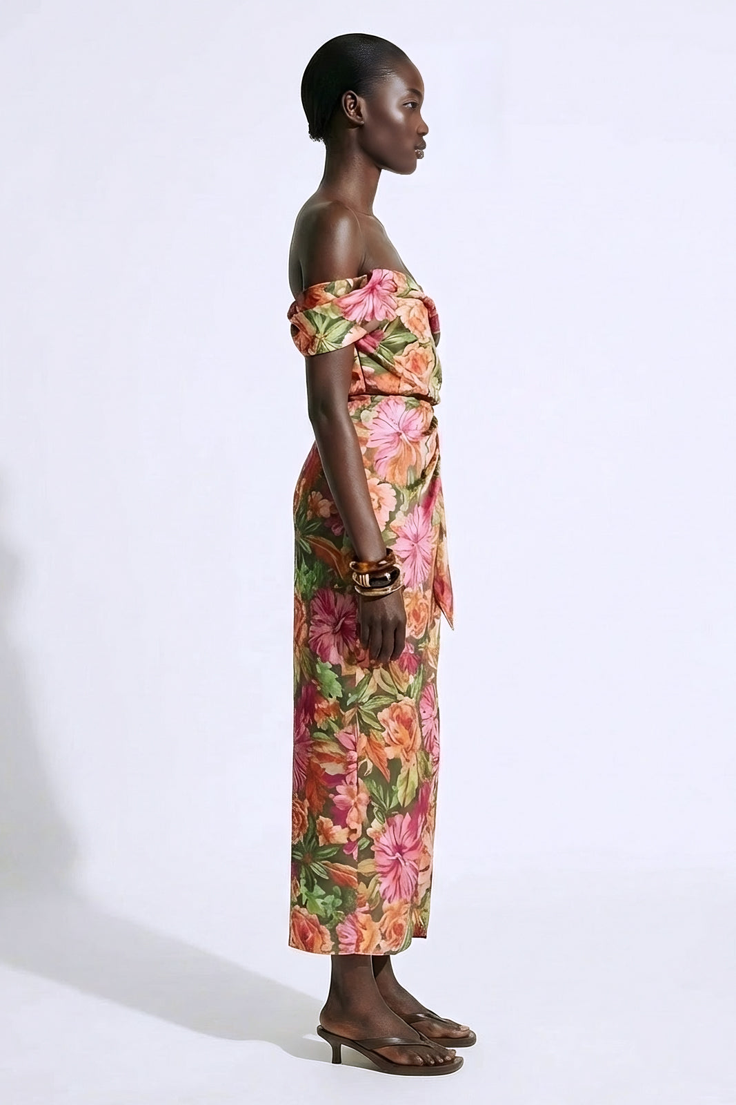 MALLORY CLUB COLADA FLORAL DRESS