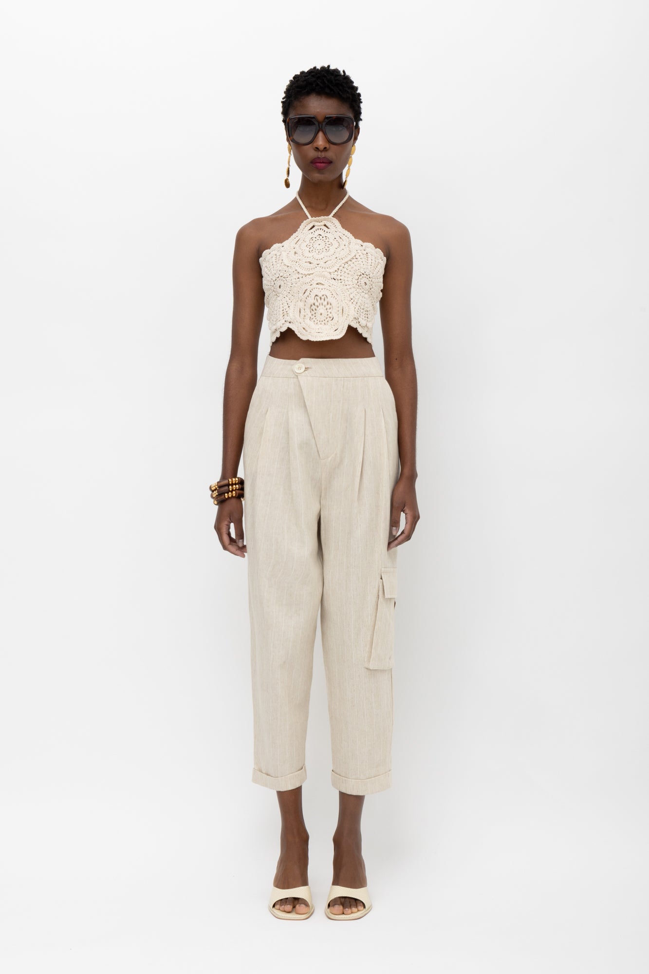 MALLORY AMANI BEIGE TOP