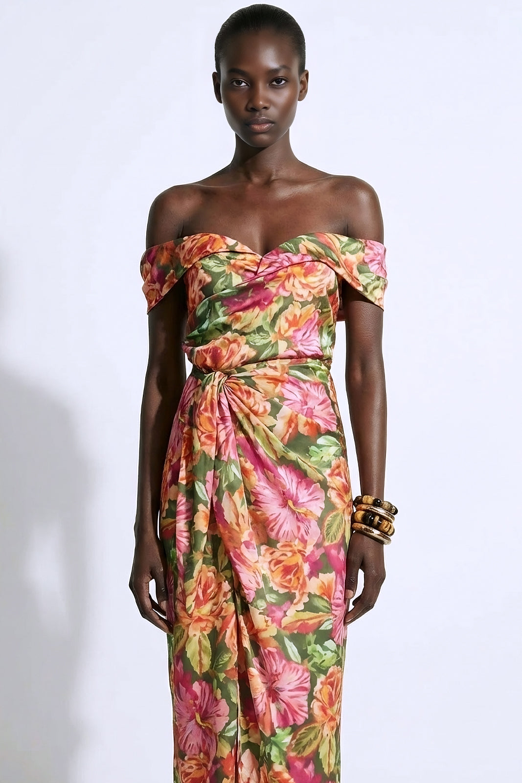 MALLORY CLUB COLADA FLORAL DRESS