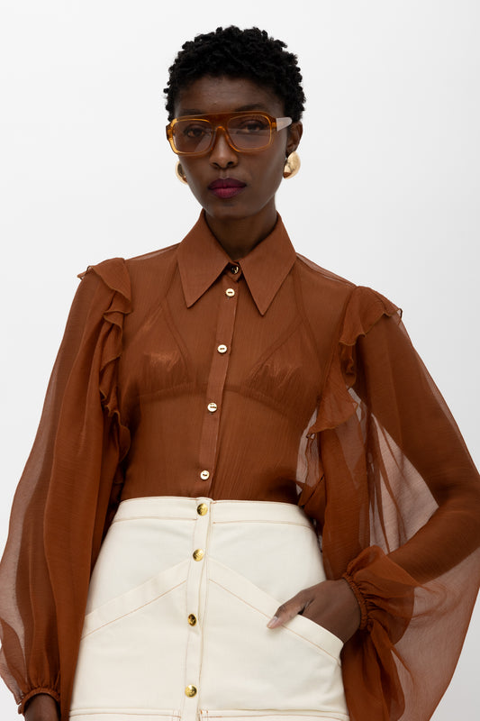 MALLORY ELECTRA SILK BROWN