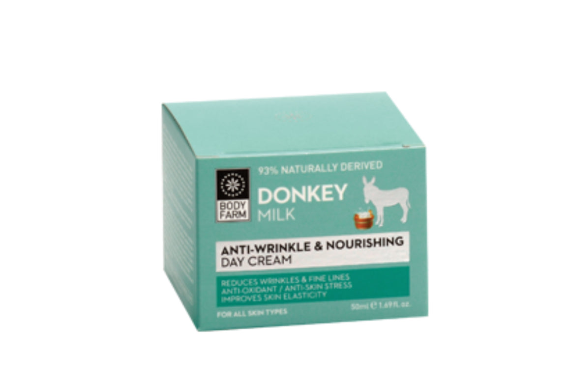 ANTI-WRINKLE & NOURISHING DAY CREAM DONKEY MILK 50ml BODY FARM