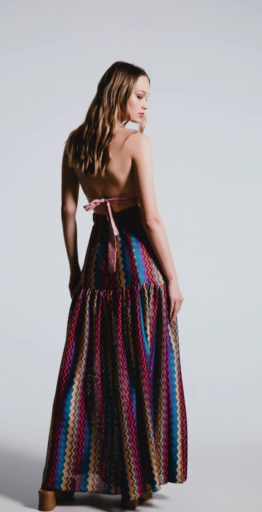 KEME MAXI SKIRT RAINBOW THE JERKINS