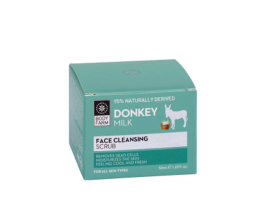 FACE CLEANSING SCRUB DONKEY MILK 50ml BODY FARM