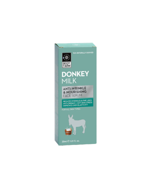 ANTI-WRINKLE & NOURISHING FACE SERUM DONKEY MILK 50ml BODY FARM