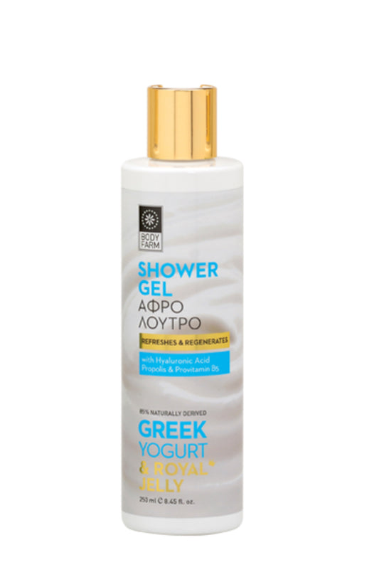 SHOWER GEL GREEK YOGURT & ROUAL HONEY 250ml BODY FARM