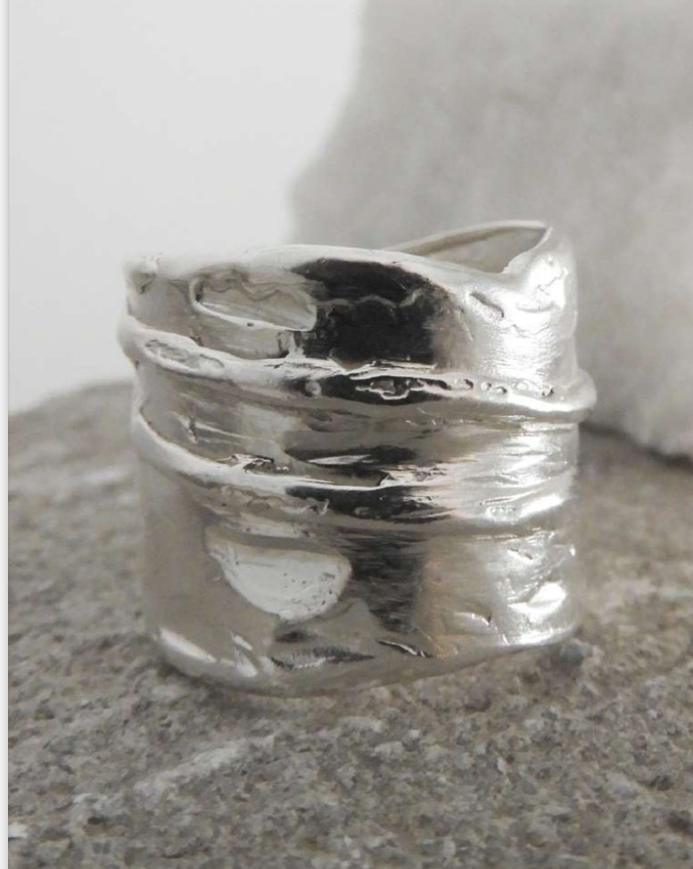 FLAT SILVER 925 RING INANIMA