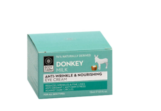 ANTI-WRINKLE & NOURISHING EYE CREAM DONKEY MILK 15ml BODY FARM