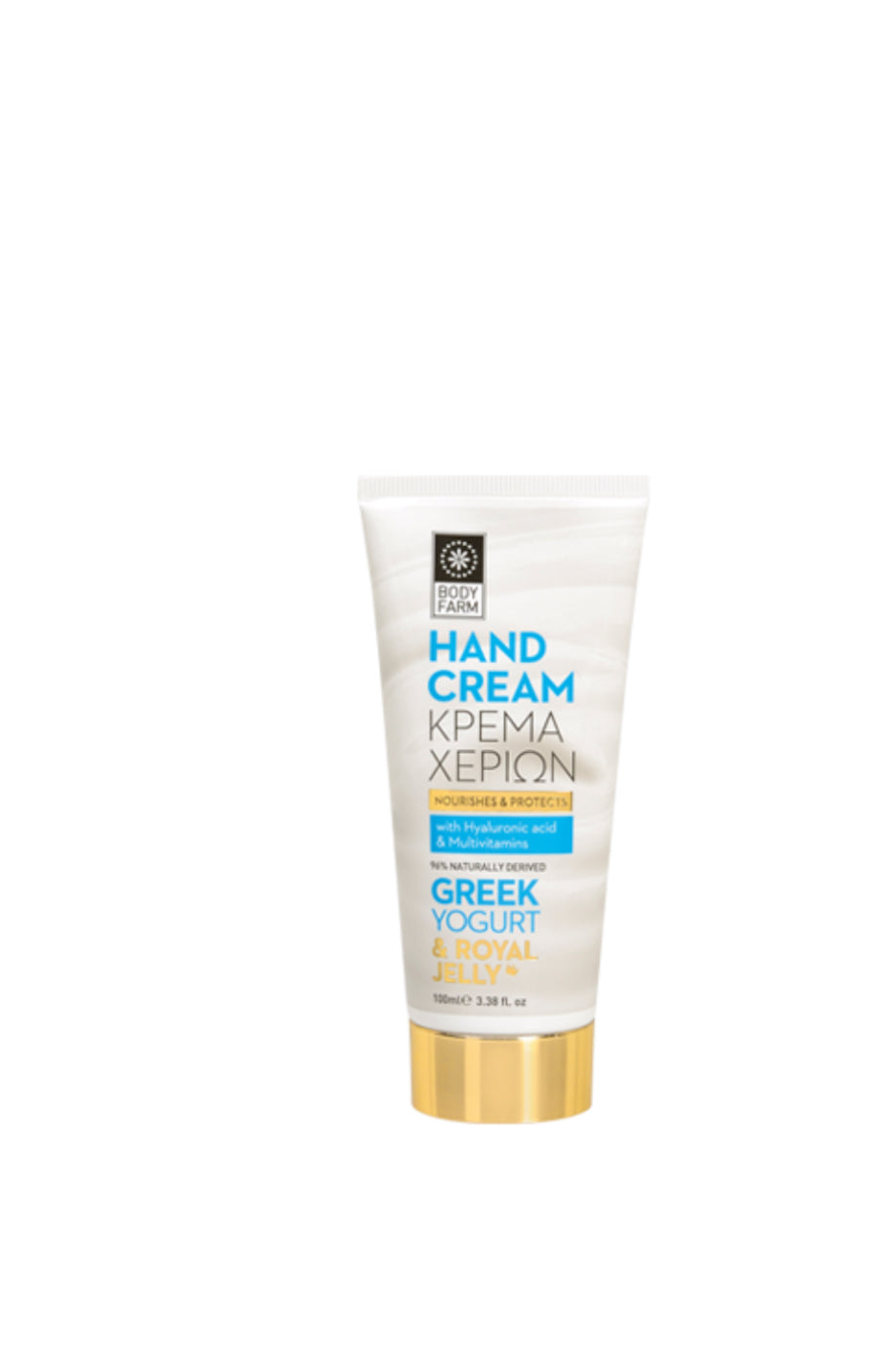 HAND CREAM GREEK YOGURT & ROYAL JELLY 100ml BODY FARM