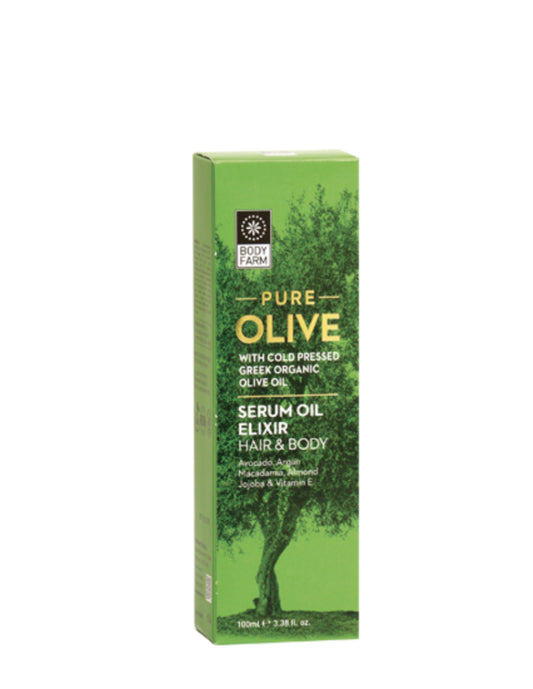 SERUM OIL ELIXIR PURE OLIVE 100ml BODY FARM