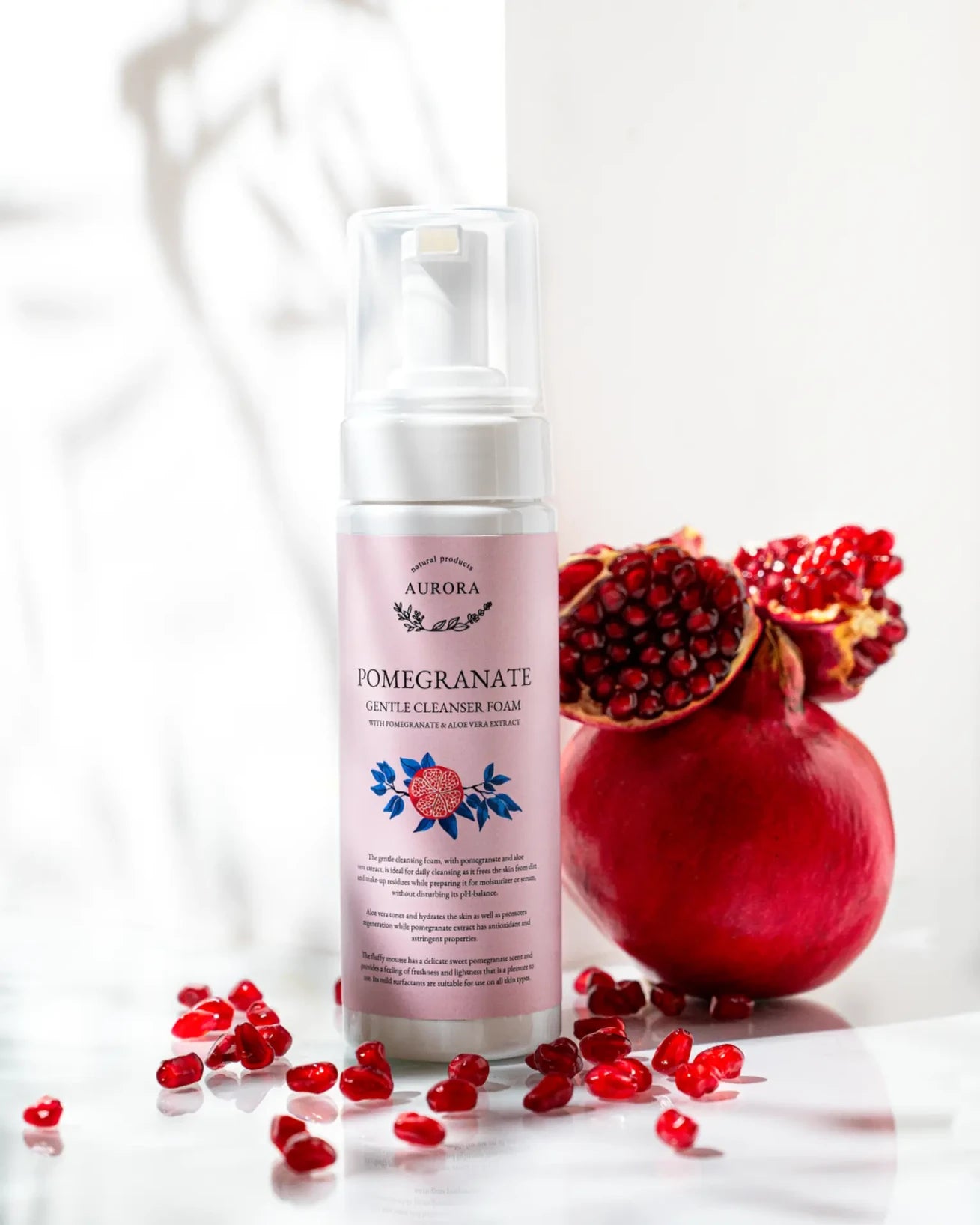 POMEGRANATE GENTLE CLEANSER FOAM, 150 ML AURORA