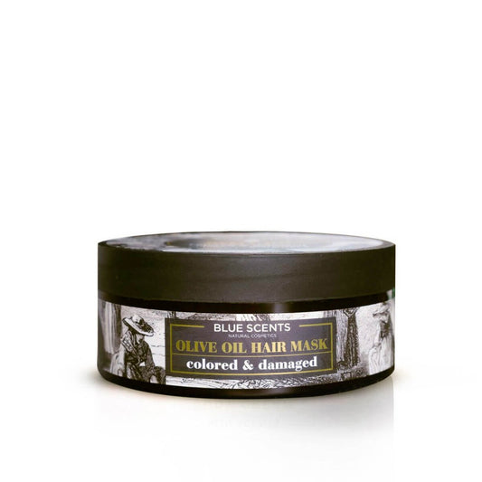 HAIR MASK OLIVE OIL COLORED & DAMAGE 210ml BLUE SCENTS