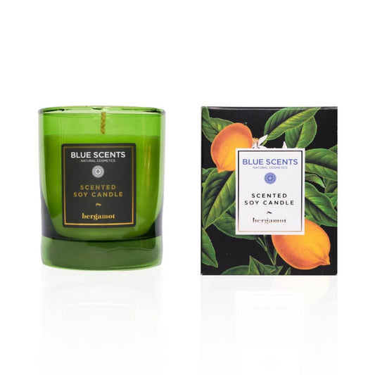 SOY CANDLE BERGAMOT 145g BLUE SCENTS