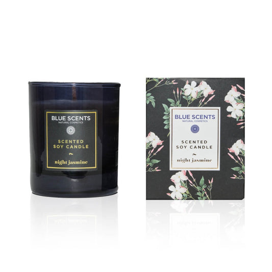 SOY CANDLE NIGHT JASMINE 145g BLUE SCENTS