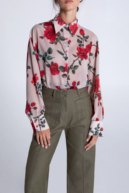 EVELEYA JULIETTE OVERSIZED SHIRT