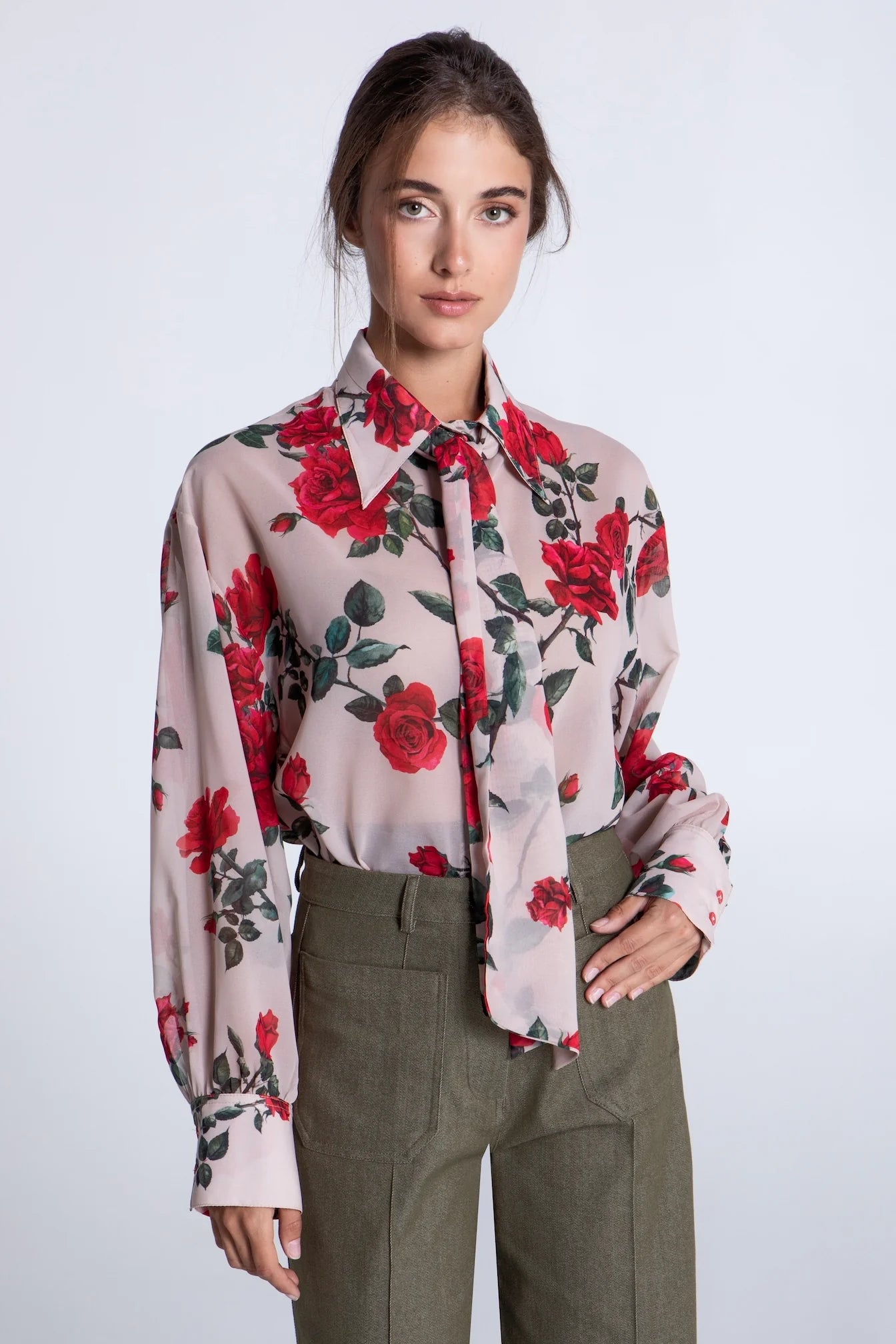 EVELEYA JULIETTE OVERSIZED SHIRT