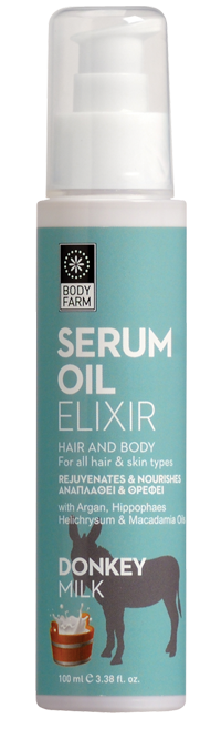 SERUM OIL ELIXIR DONKEY MILK 100ml BODY FARM