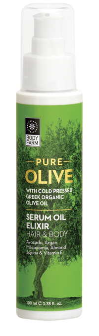 SERUM OIL ELIXIR PURE OLIVE 100ml BODY FARM