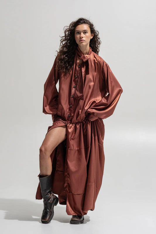 THE JERKINS MAHALA DRESS COPPER