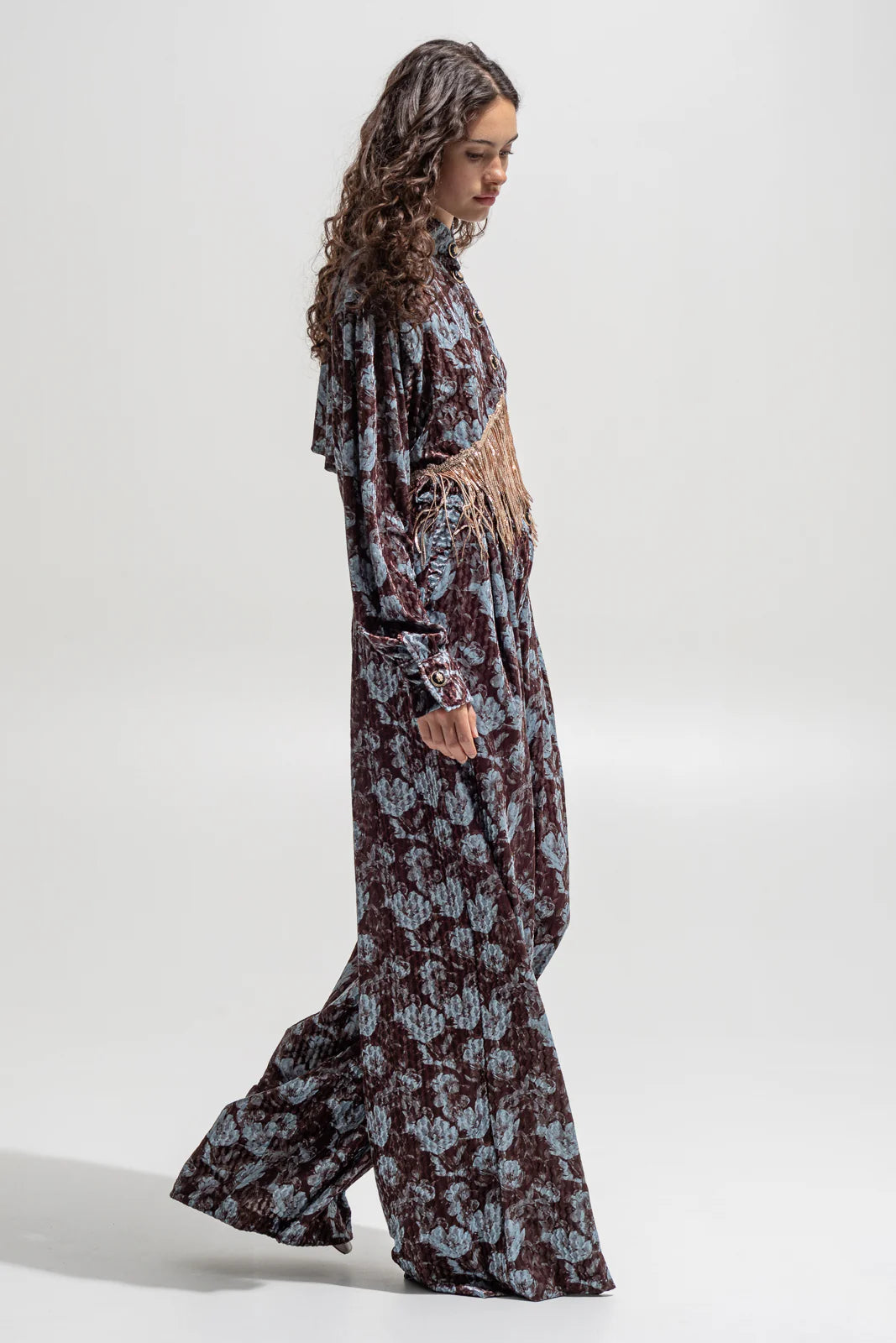 THE JERKINS TENAYA PANTS PRINTED BROWN