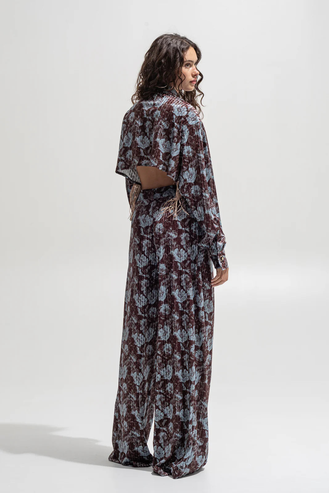 THE JERKINS TENAYA PANTS PRINTED BROWN