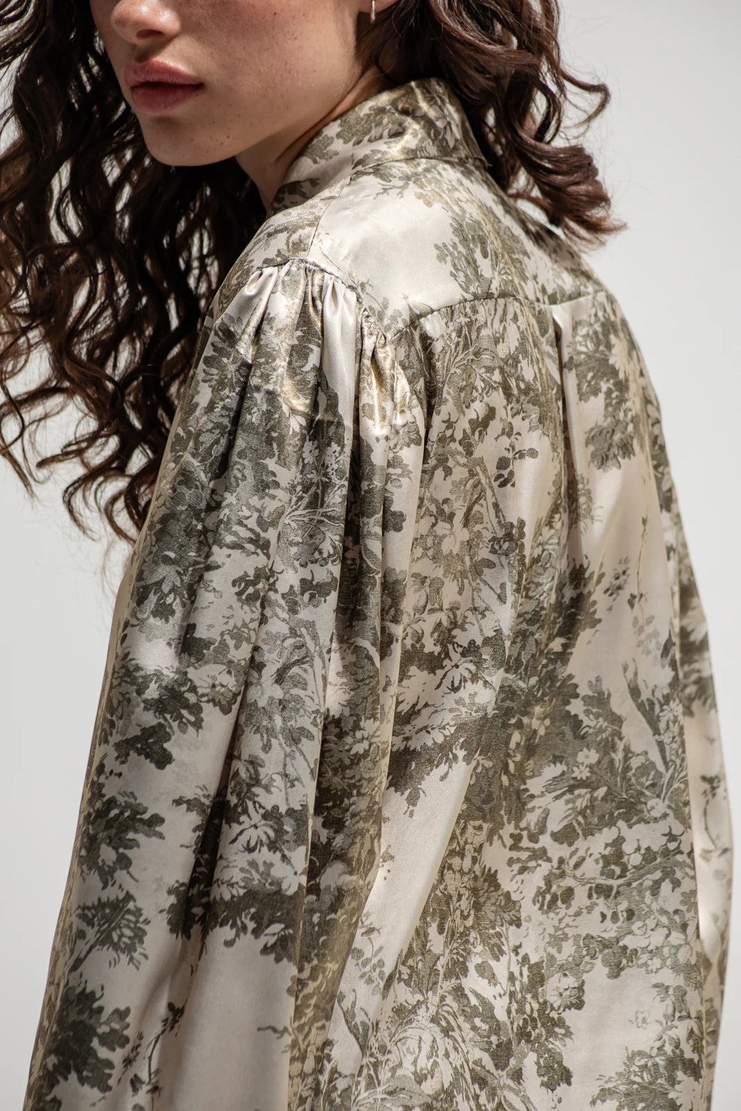 THE JERKINS SALISH SHIRT PRINTED GREEN