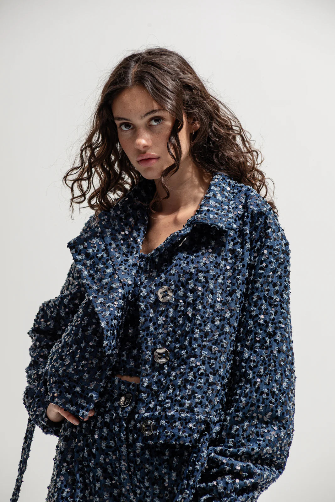 THE JERKINS COLVILLE JACKET DEJIM BLUE