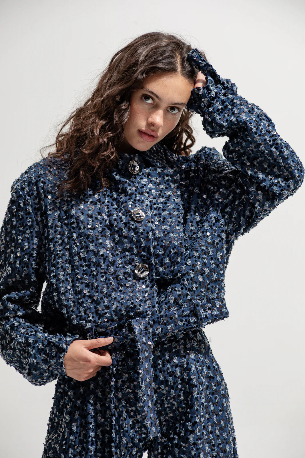 THE JERKINS COLVILLE JACKET DEJIM BLUE