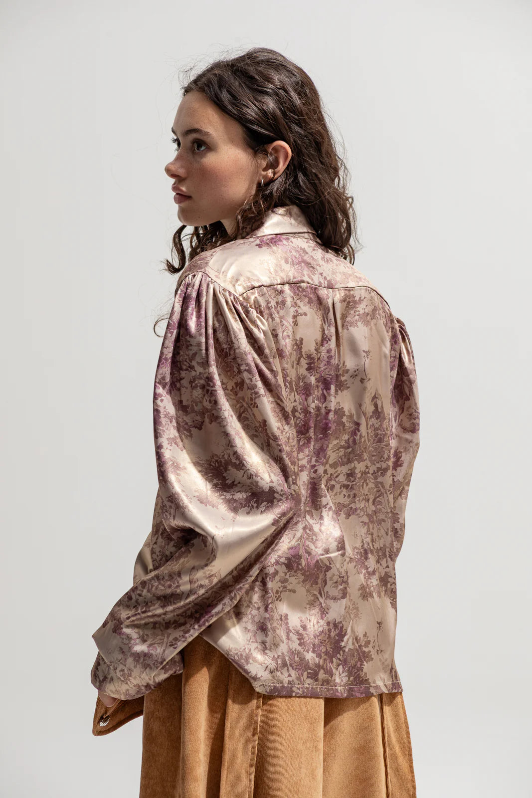 THE JERKINS SALISH SHIRT PRINTED PURPLE