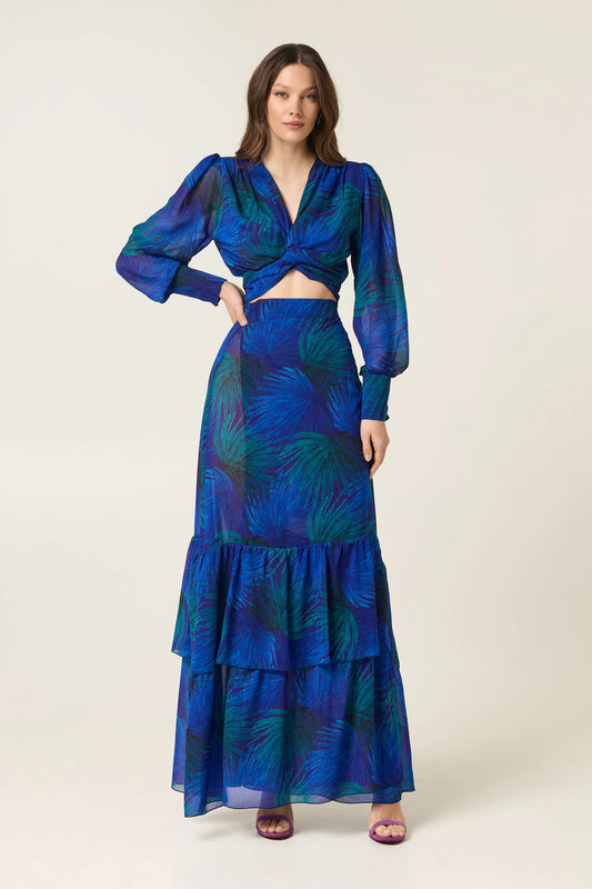 EVELEYA PALMERA WRAP TOP