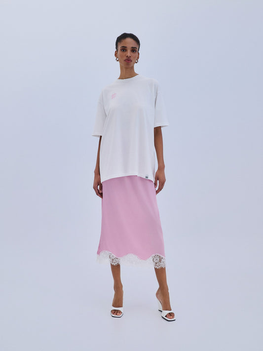 COMBOS SKIRT MAXI SATIN SKIRT